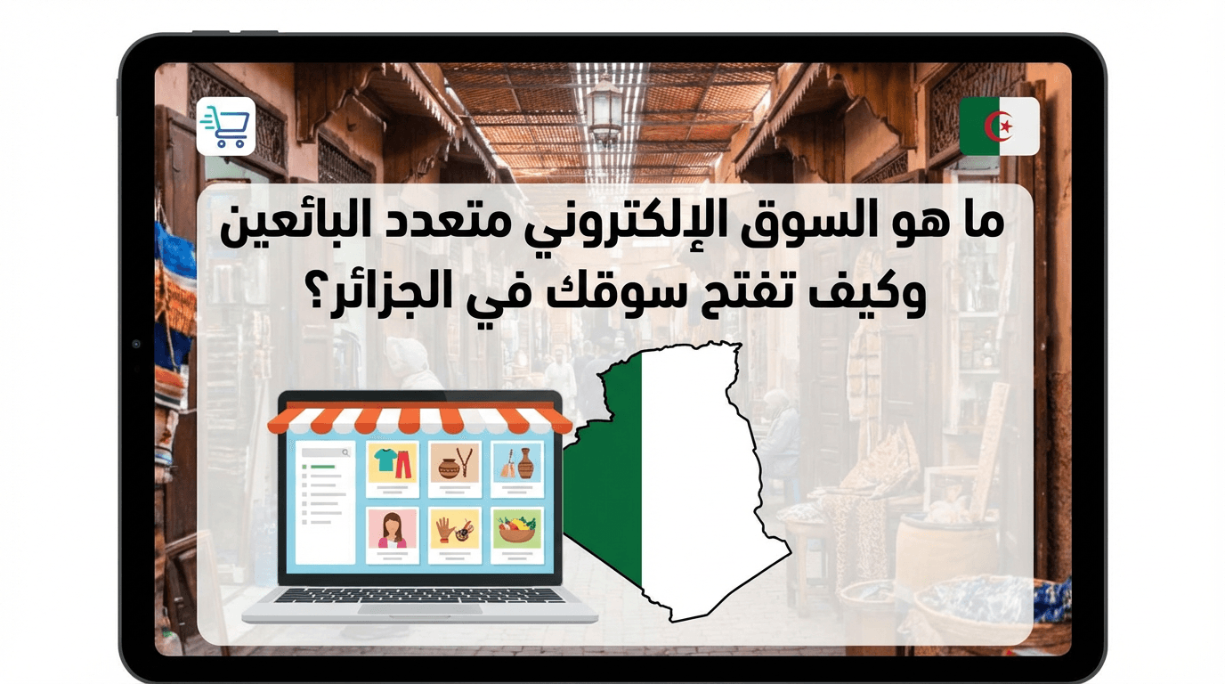 ما هو السوق الإلكتروني متعدد البائعين وكيف تفتح سوقك في الجزائر؟