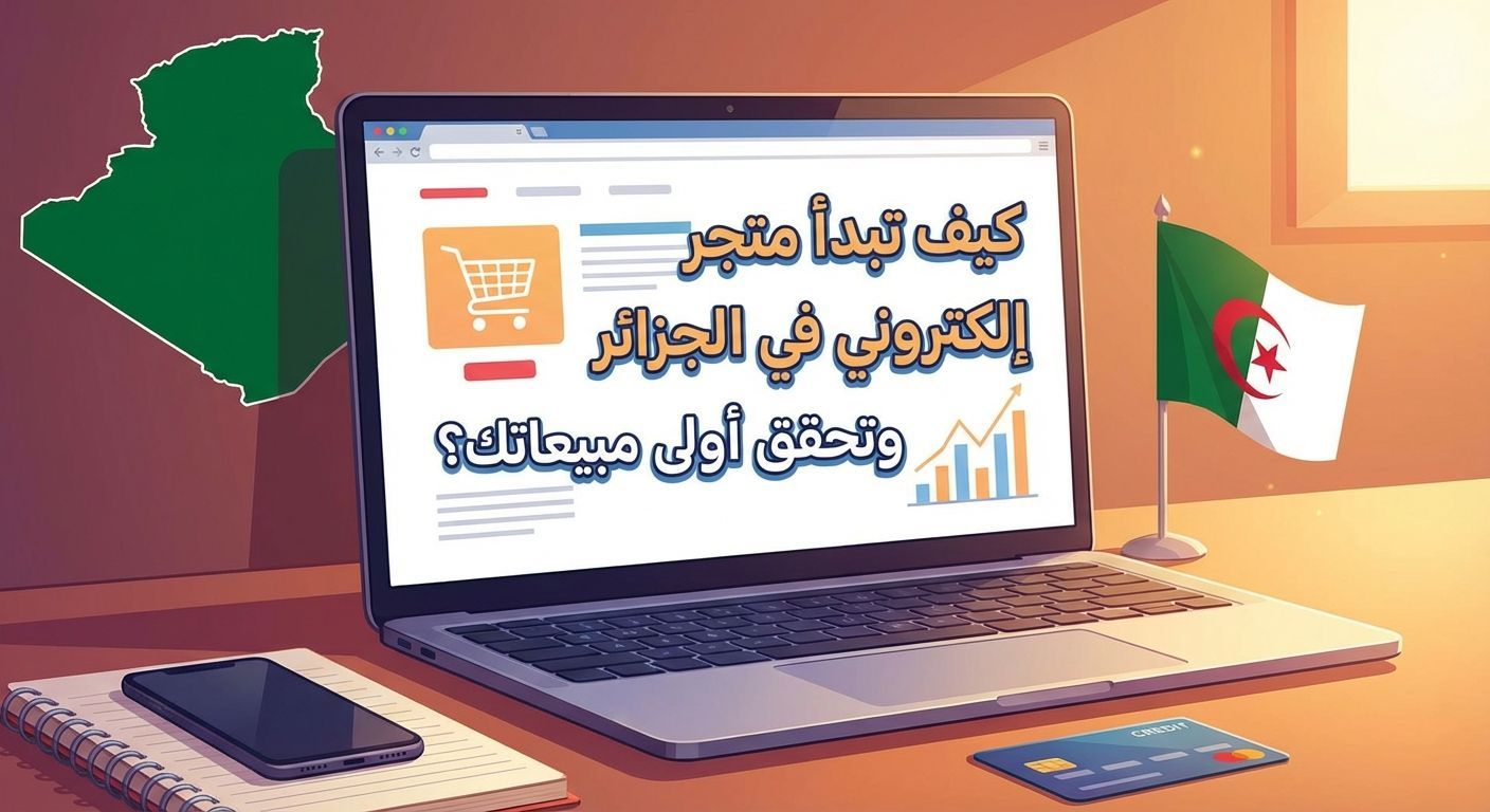 كيف تبدأ متجر إلكتروني في الجزائر وتحقق أولى مبيعاتك؟